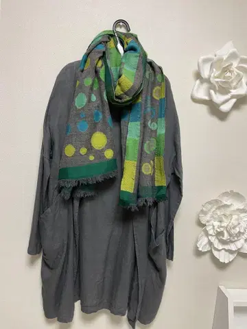 수입 WENDY TRENDY 롱 가디건 (머플러 포함)