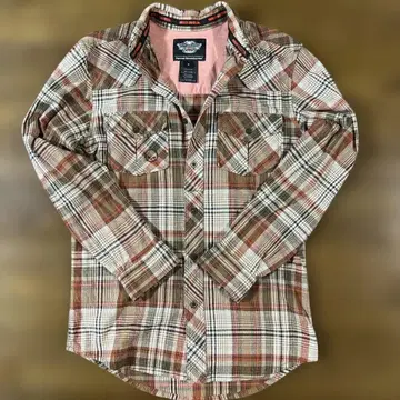 Harley-Davidson 체크 무늬 긴팔 플란넬 셔츠 L 사이즈 상당