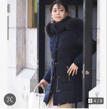 RUIRUE BOUTIQUE 퍼 사이드 지퍼 슬릿 다운