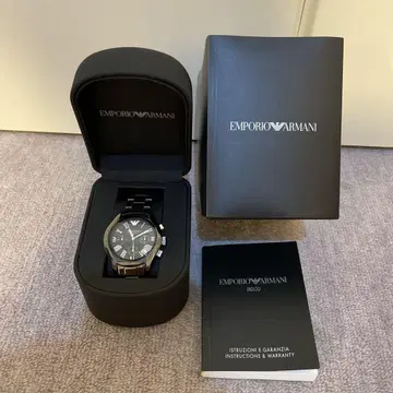 EMPORIO ARMANI 크로노그래프 AR1401 세라미카