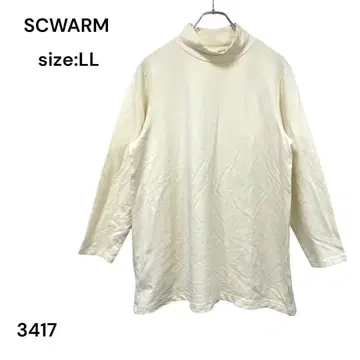 SCEARM 스크웜 셔츠 하이넥 긴팔 LL