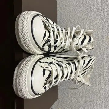 CONVERSE ALL STAR 제브라 패턴 스니커즈 26.5cm