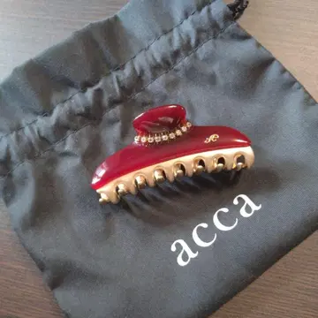 아카 acca 뉴코라나 보르도 헤어 클립 헤어 액세서리
