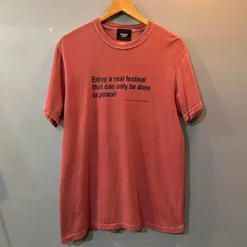 TODAY EDITION 피그먼트 가공 this summer T셔츠