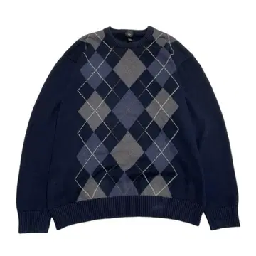 DOCKERS 다커스 아가일 무늬 오버 사이즈 니트 스웨터 구제 의류