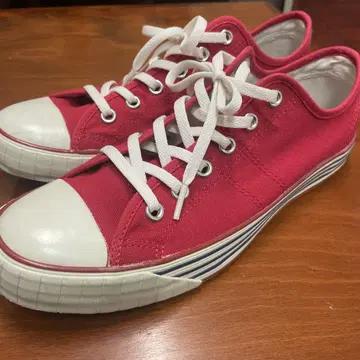 40s CONVERSE 캔버스 스니커즈 레드 US8 ox