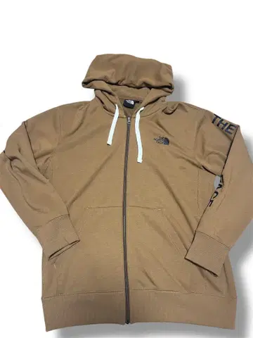 THE NORTH FACE 브라운 지퍼 후드티 M