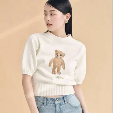 LILY BROWN Lily Bear 니트 OWHT
