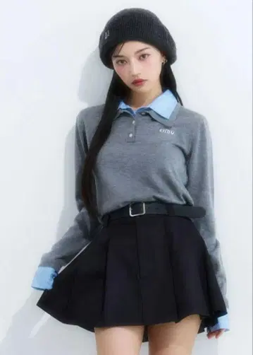 eimy 플리츠 미니 스커트 BLACK 1점 M 사이즈