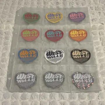 [ 즉시 장미 ] WEST. AWARD 회장 한정판 스티커 전 세트