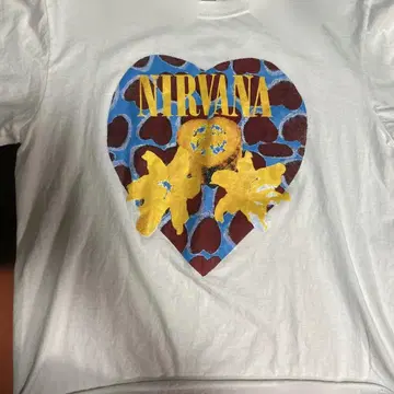 NIRVANA 닐바나 Heart Shaped Box 티셔츠 XL