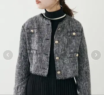 natural couture 트위드 자켓