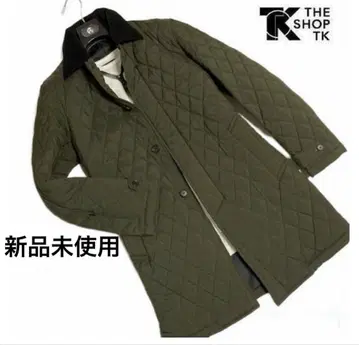 [ 미사용 새상품 ] THE SHOP TK 다이아 퀼트 코트