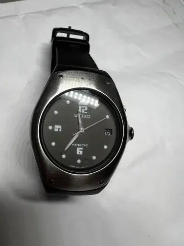 SEIKO 키네틱 5M42-0E40 자동 와인딩 KINETIC 손목시계