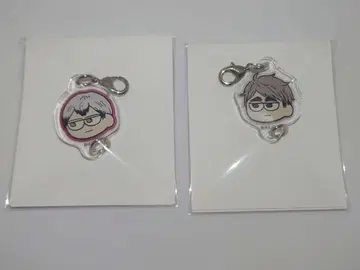 하이큐!! 지로리 트레이딩 이어지는 아크릴 참 키타 신스케 미야 오사무