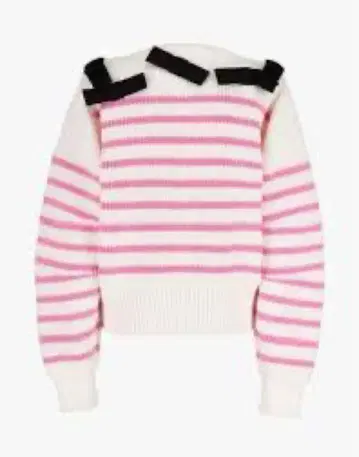 bibiy ROSIE 보더 니트 보더 니트 핑크