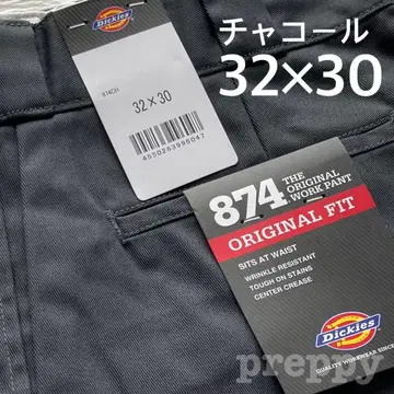 [ 미사용 새상품 ] 디키즈 874 차콜 32 x 30 워크 팬츠