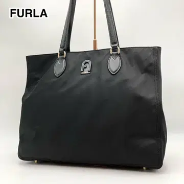 현행 로고! 새상품급 훌라 CALIPSO 토트백 블랙 나일론 아치 로고