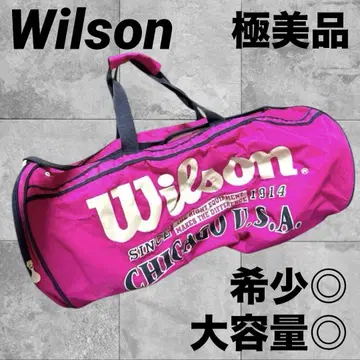 Wilson 보스턴 백 핑크 윌슨 여행 야구 방구 장비 대용량