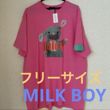 완판템 MILKBOY QUIET BUNNY 롱T셔츠 미사용