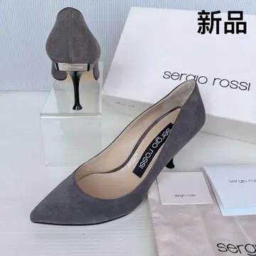 세르지오로시 스틸레토 하이힐 펌프스 스웨이드 가죽 36