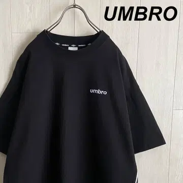 엄브로 UMBRO 자수 로고 프린트 빅 로고 반팔 T셔츠 M