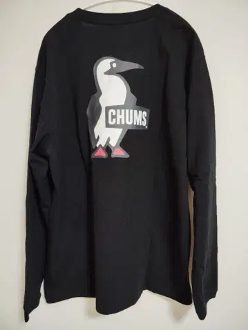새상품 참스 CHUMS 롱 T셔츠 부비 로고 긴팔 Booby logo