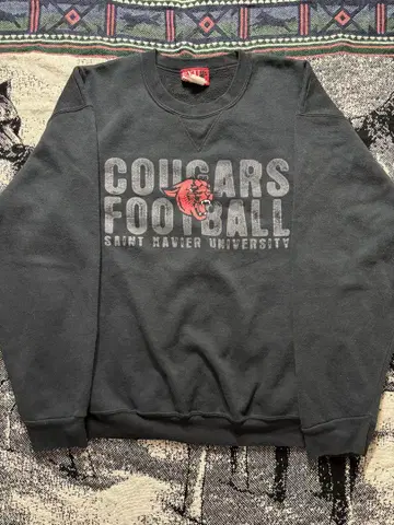SXU cougars football 맨투맨 블랙