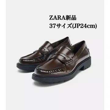 완판템 ZARA 페니 스트랩 로퍼 37(JP 24cm) 택 포함 새상품