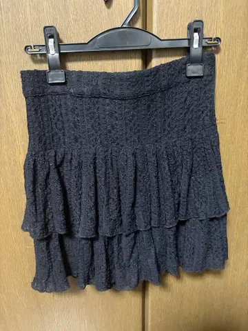 mline 레이스 치마바지 블랙