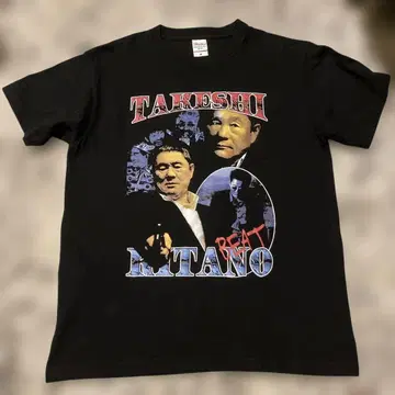 TAKESHI KITANO 그래픽 T셔츠 M 사이즈 블랙