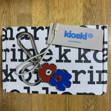 마리메꼬 꽃 모티브 키링