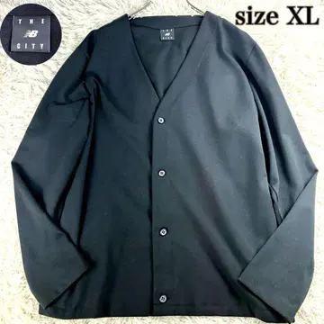 [ 미사용급 빅 XL ] 뉴발란스 THE CITY 가디건 블랙