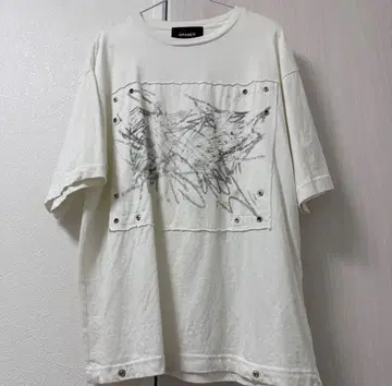 grancy 피그먼트T 화이트 L 사이즈
