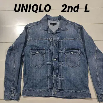 유니클로 데님 자켓 2nd L 507 G 트래커