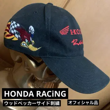 초레어 HONDA RACING 양 사이드 우드페커 자수 스냅백