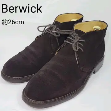 Berwick 처카 부츠 약 26cm 다크 브라운 스웨이드 Berwick