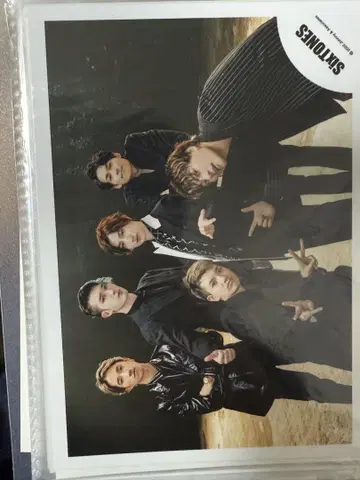 SixTONES 집합 사진 7장 세트