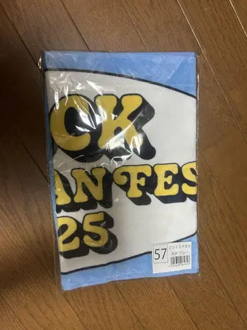 ROCK IN JAPAN FES. 2025 페이스 타월 POP 블루