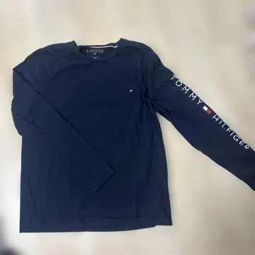 TOMMY HILFIGER 네이비 긴팔 T셔츠 XL