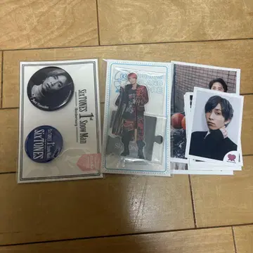 [ 묶음 판매 ] SixTONES 다나카 주리 사진 아크릴 스탠드 캔뱃지