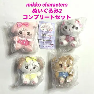 새상품 mikko characters 봉제 인형 2종 총 4개 컴플리트