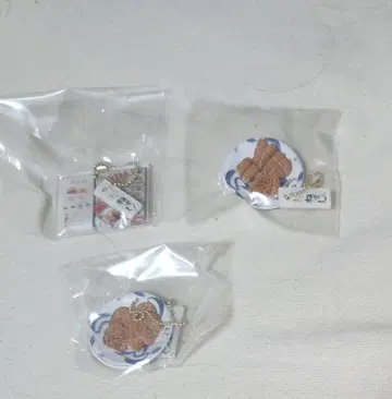 네기시 미니어처 마스코트 규탄 3종 모둠 메뉴 시로탄 얇게 썬 것