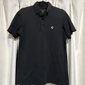 TaylorMade 블랙 피케 셔츠 M