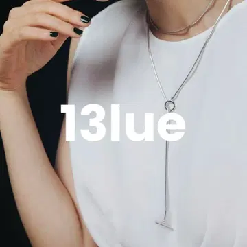 13lue -Mantel w chain necklace-