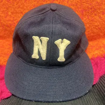 NY 자수 네이비 캡 90s