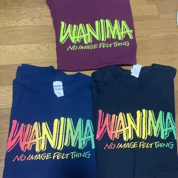 WANIMA T셔츠 3종 세트