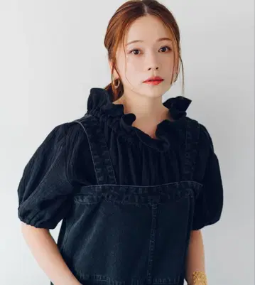 NaokoTakayama 거즈 블라우스