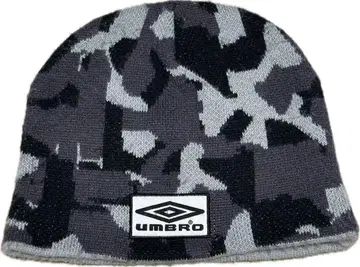 UMBRO 카모 패턴 니트 모자 Y2K