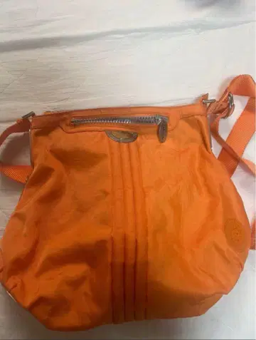 Kipling 오렌지 패브릭 숄더백